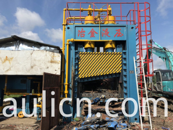 Cisaille hydraulique en acier inoxydable pour ferraille robuste Q91y-500